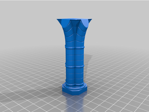 church cathedral pillar medieval warhammer 3d print model - Mito3D