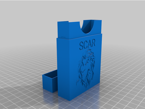 villainous scar deckbox customized 3d print model - Mito3D