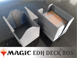 card deck box suitable sleeved mtg holder case magic gathering playcards 3d print model - Mito3D