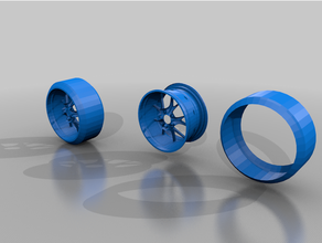 wheel drift 3d print model - Mito3D