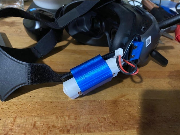 dji fpv goggles 18650 battery holder dji dji air dji fpv fpv 3D print model - Mito3D