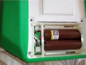 x7 18650 batería bandeja soporte frsky taranis qx7 3d print model - Mito3D