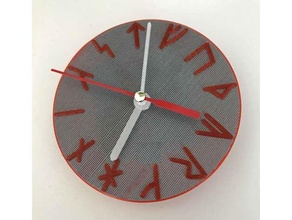 vikingdial clock runes viking 3d print model - Mito3D