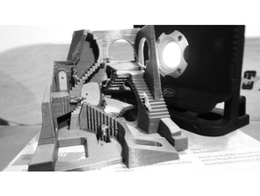 yeniden escher Sanat füzyon 360 mc Escher simplyfy3d 3d print model - Mito3D