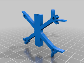 keychain drone racer frame tbs source quad juampifpv 3d print model - Mito3D