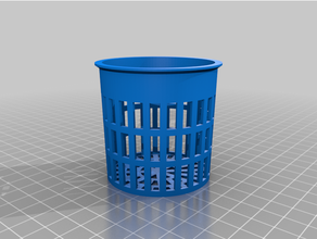 59mm necupmy customized parametric net pot cup hydroponics aeroponics fogponics 3d print model - Mito3D