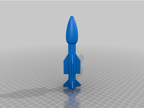 Rakete Stift bic Waffe 3d print model - Mito3D