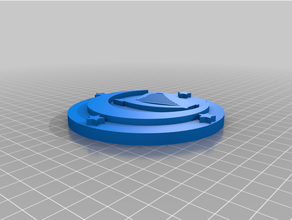 harpista símbolo 3d print model - Mito3D