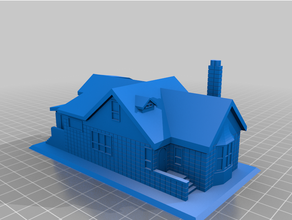 neighborhood house 3d print model - Mito3D
