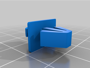 porsche glove box damper bracket 3d print model - Mito3D