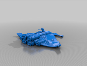 flota batalla gótico tau proteccion emisario 3d print model - Mito3D