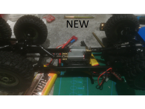 dual n40 motor mount wpl b16 b36 1 16 6x6 116 3d print model - Mito3D