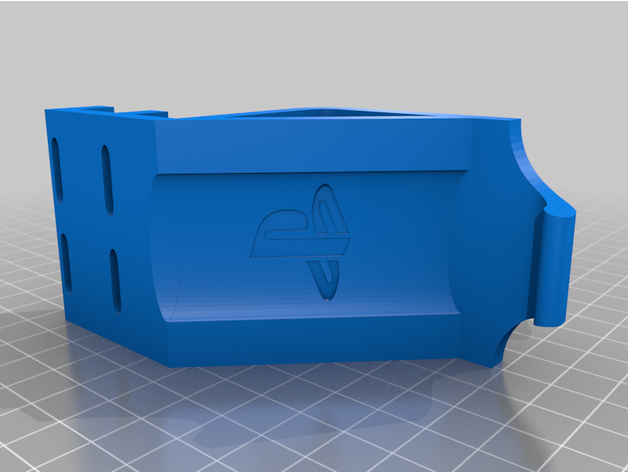 ps4 Profi Vertikale Regler montieren Stand Doppelschock Paddel 3D print model - Mito3D