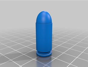 parametric 40 s&w dummy 40sw 40cal bullet cal40 model glock 22 magazine perfection training 3d print model - Mito3D