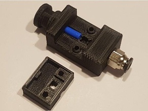 Duett Laser Sensor Gehäuse kloniert Titan Bowden Extruder duet3d Filament 3d print model - Mito3D