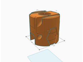 Hypr barril extensão caliburno nerf 3d print model - Mito3D