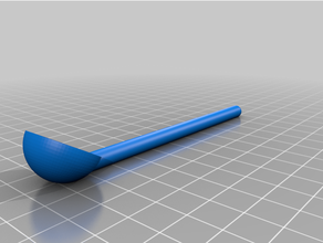 2ml spoon customized 3d print model - Mito3D