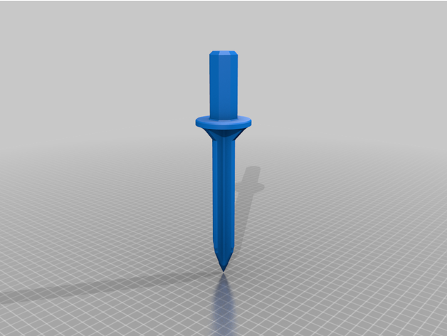 Badminton peg Pole 3D print model - Mito3D