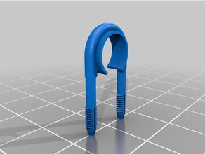 curso suporte braçadeira fixador 3d print model - Mito3D