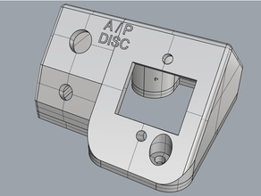 yoke cap autopilot trim switch adapter 3d print model - Mito3D