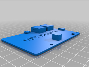makerfocus raspberry pi 4 battery pack board model rpi4 3d print model - Mito3D
