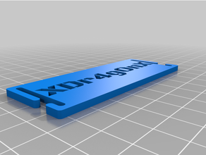 customized molle tag - 3d print model - Mito3D