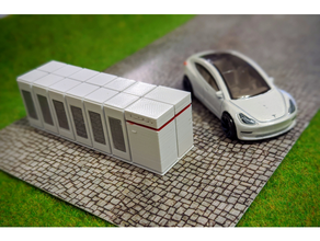Tesla Netzteil Main Einheit Wandler Batterie Lager ho oo Rahmen 3d print model - Mito3D