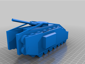 elevar tanque personalizadas militares brinquedo jogo guerra 3d print model - Mito3D