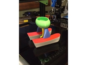 Yerçekimi güçlendirilmiş oyuncak tekne banyo küvet 3d print model - Mito3D