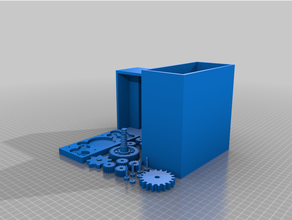 crankout box storage 3d print model - Mito3D