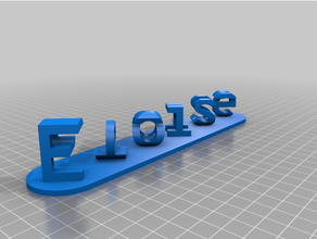 fffr3my customized dual letter blocks illusion customizer 3d print model - Mito3D