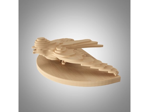 blanc avaler 3d puzzle 3D print model - Mito3D