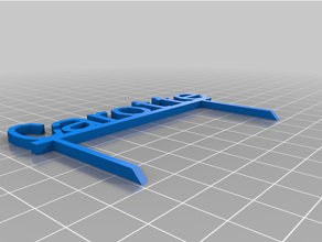 özelleştirilmiş Galabel havuç işaret 3d print model - Mito3D