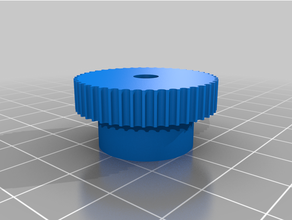 customized parametric pulley toothed belts openscad 3d print model - Mito3D