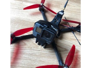 gopro héroe 5 6 7 caso funda fpv cámara montar corredor goprocase cuadricóptero 3d print model - Mito3D