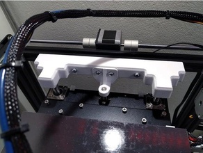 ender 5 top-cover fits upper leadscrew bracket acessory bltouch creality ender5 3d print model - Mito3D