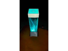 le nuage lumineux - metereological lamp meteorology 3d print model - Mito3D