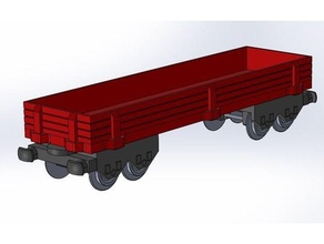 frete vagão Lego trem 3d print model - Mito3D