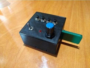 k1el paddlestick1 cw manipulador caso funda pequeña cw01 jamón radio 3d print model - Mito3D