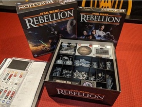 Star Kriege Rebellion erhebt Reich Tafel Spiel Box einfügen Veranstalter Brettspiel 3d print model - Mito3D