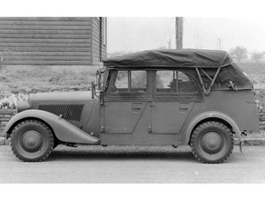 mercedes benz 170 vk Kubelwagen 1939 1937 1938 1940 30s 40s Benz Deutsche Armee Wagen Mercedes Kriegsspiel ww2 3d print model - Mito3D