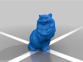 cat chat 3d print model - Mito3D