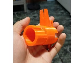 nerf barricata attaccamento blaster pistola mod 3d print model - Mito3D