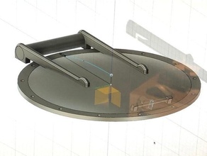 u-boot vii pressure hull hatch lukendeckel 1 72 revell model submarine 3d print model - Mito3D