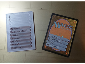 magic gathering ability counters holder 3d print model - Mito3D