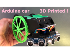 autonome arduino voiture Coût haute amusement 3d print model - Mito3D