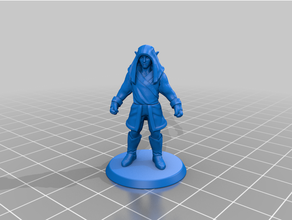 elven wizard dnd rpg wargaming 3d print model - Mito3D