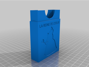 villano reine coeur deckboxv89 personalizado 3d print model - Mito3D