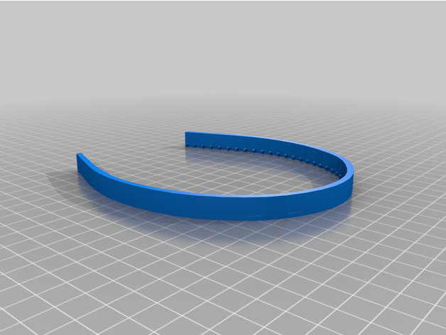 Haar Band Zähne 3D print model - Mito3D