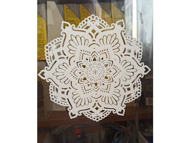 mandala-3 chipboard decor decoration mandala mandalas vitinanka 3D print model - Mito3D